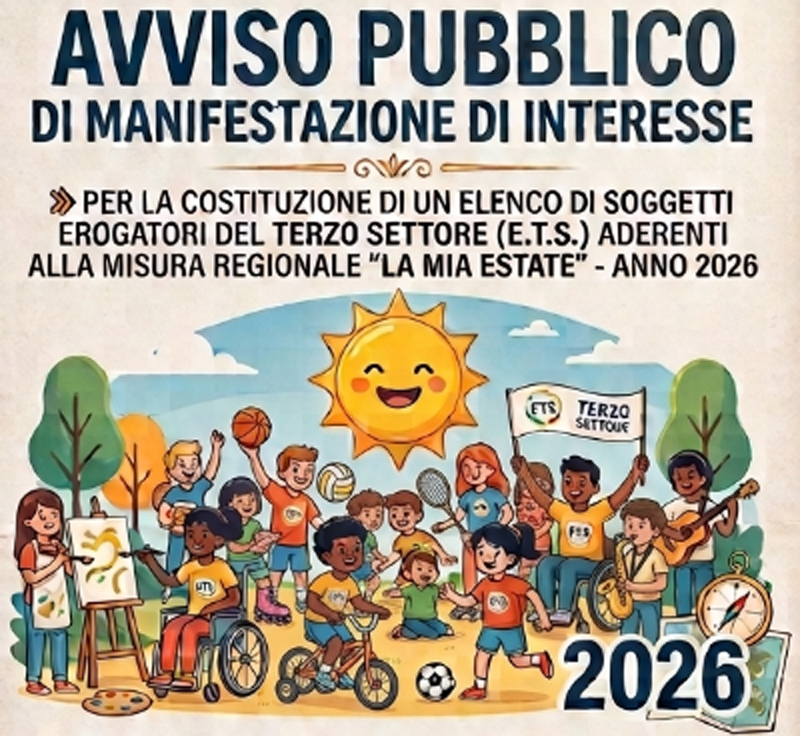avviso pubblico estate 2026